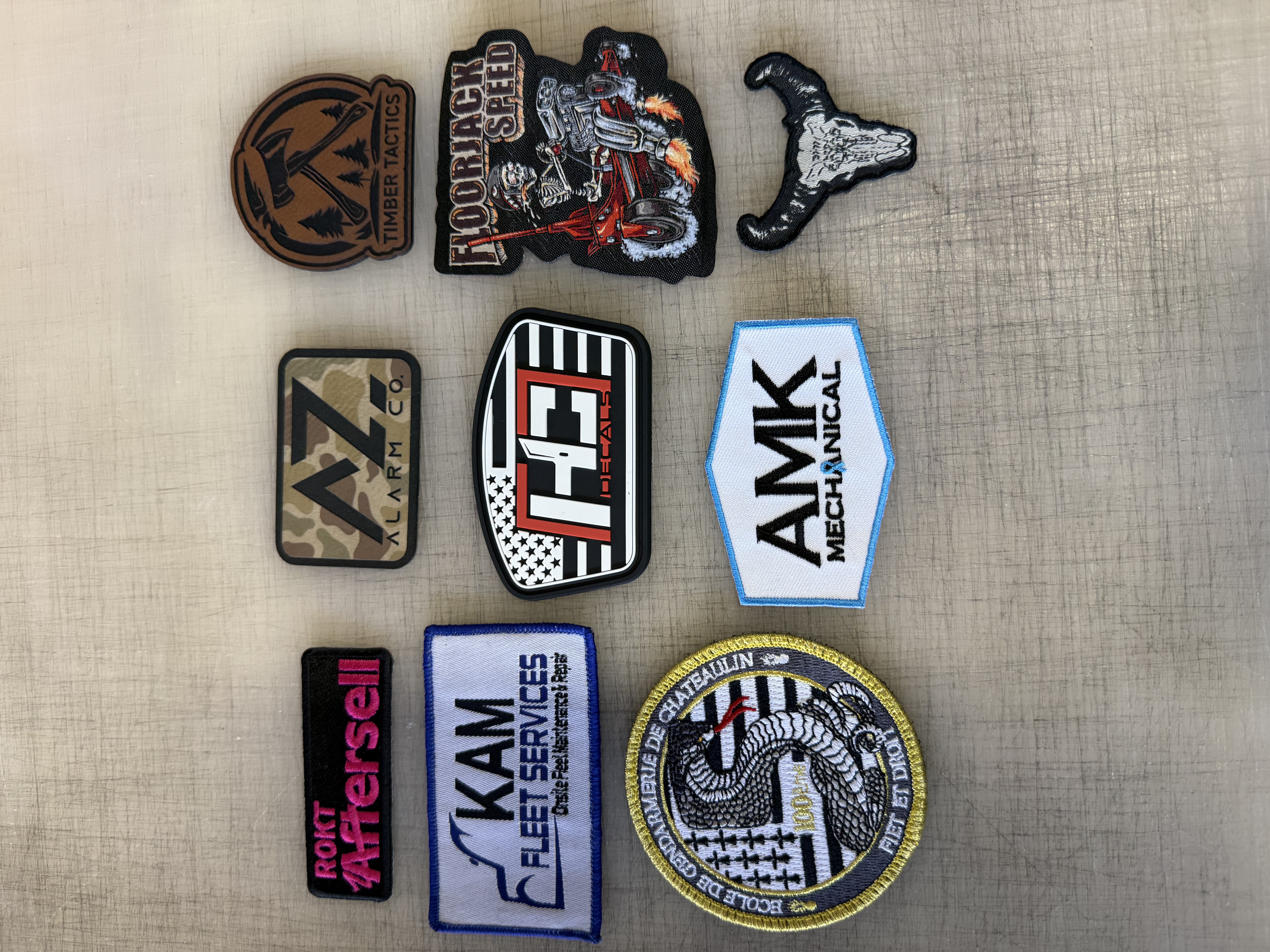 Custom embroidered patches by HC Decals